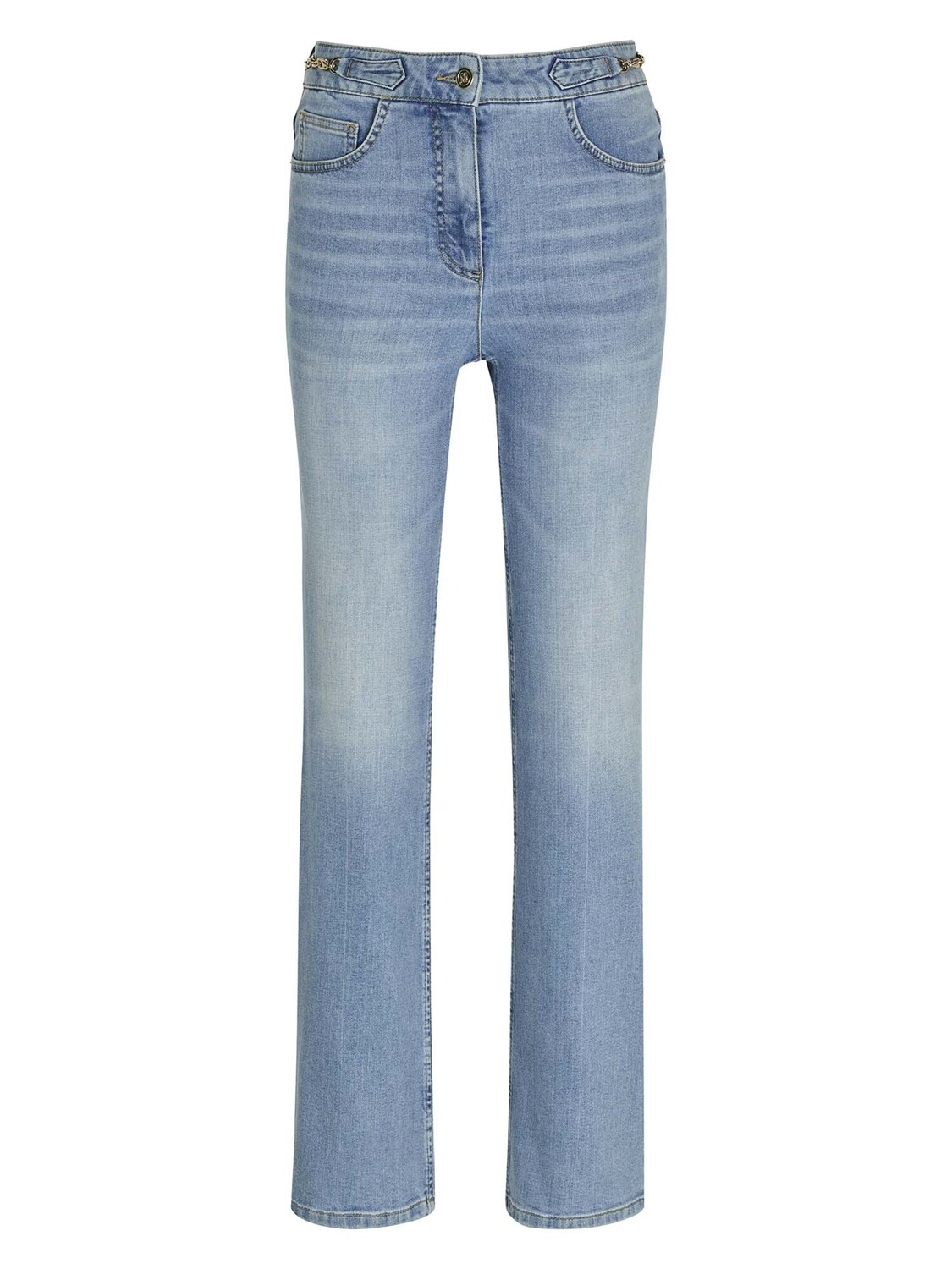 

MADELEINE Расклешенные джинсы в светло-голубом цвете