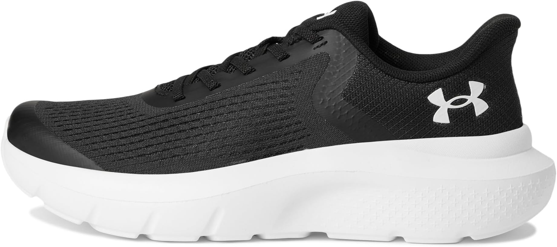 Кроссовки Under Armour Kids Rogue 4 Alternate Lace, цвет Black/Black/White — фото 4
