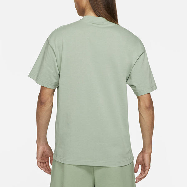 Футболка men's lab solo swoosh basic sports short sleeve light green t-shirt Nike, зеленый — фото 3