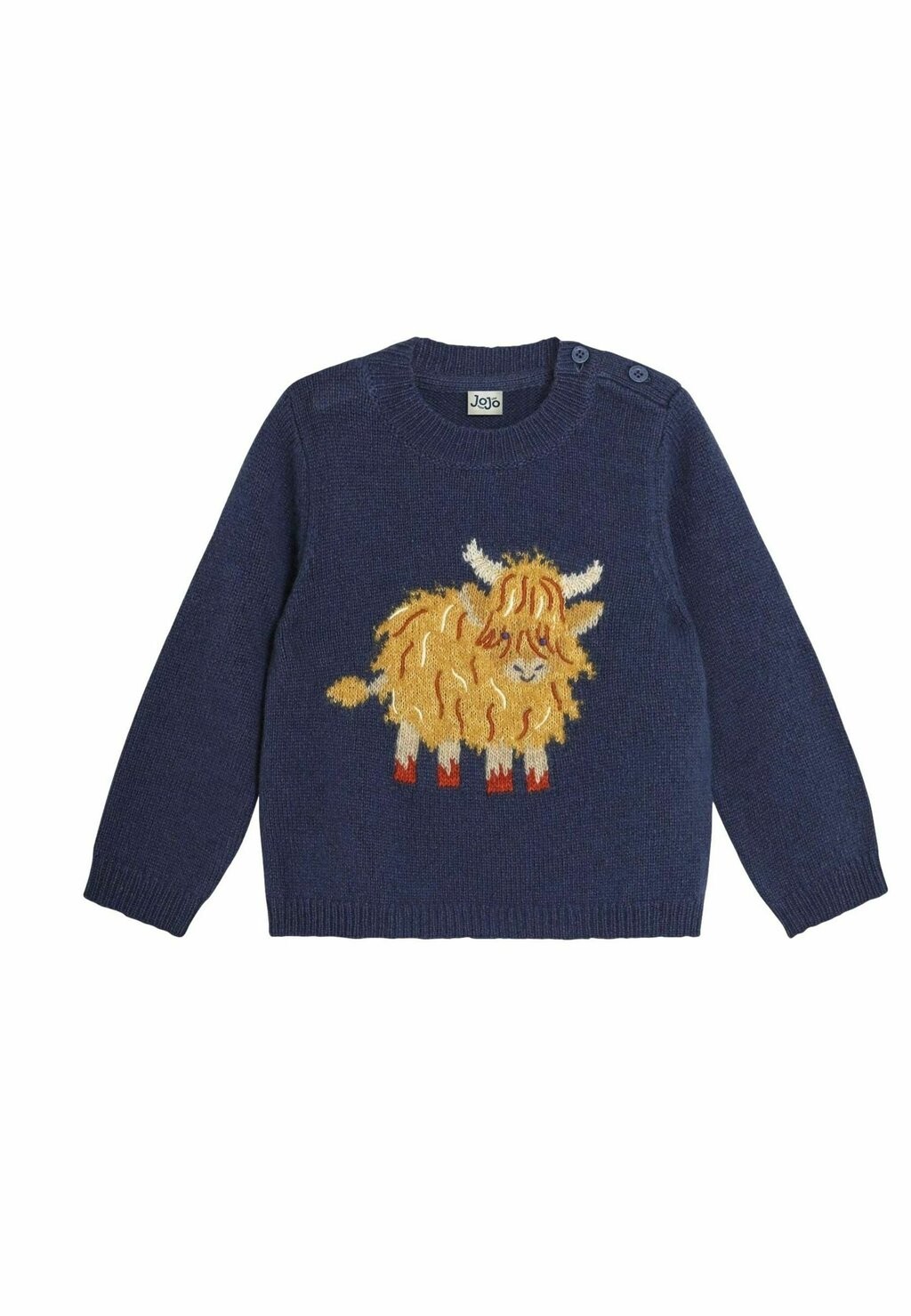 

Джемпер HIGHLAND COW . REGULAR FIT JoJo Maman Bébé, синий