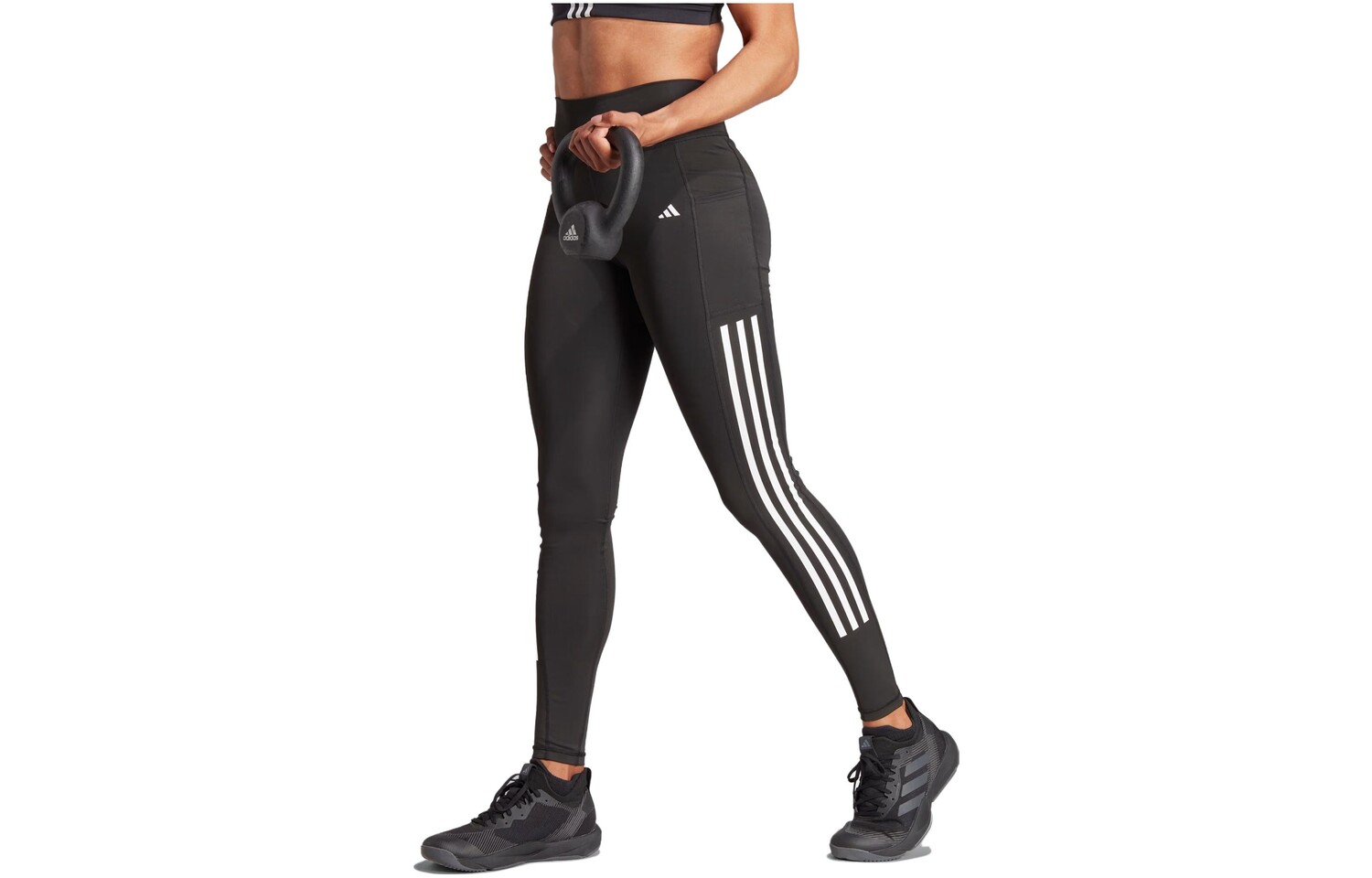 Леггинсы женские Optime черные Adidas