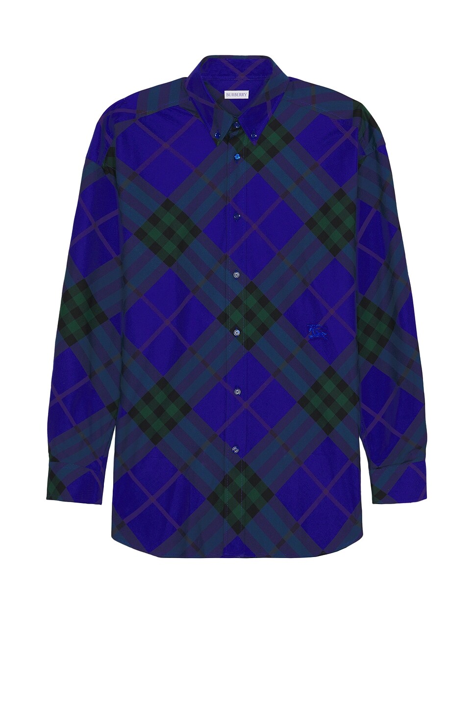 

Рубашка в клетку с длинными рукавами Burberry, цвет Knight Check