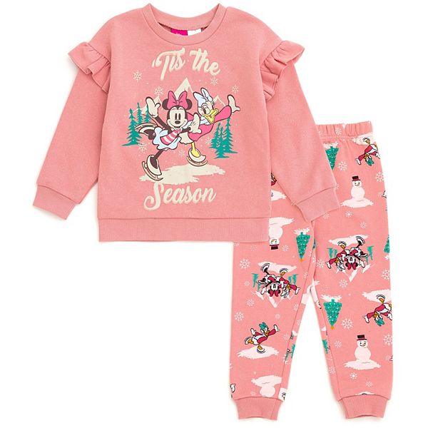 

Комплект из флисовой толстовки и брюк Disney Imagikids, Baby Pink Minnie Mouse