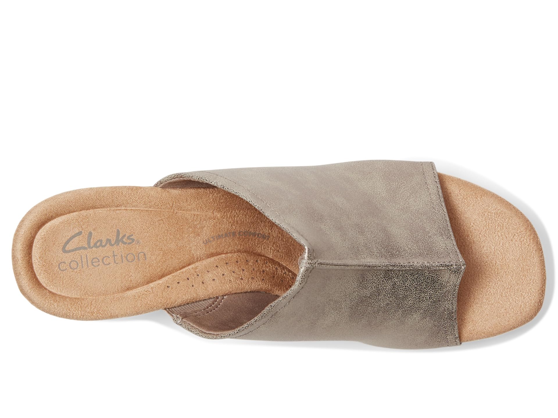 Сандалии Clarks Nerisa Vine, цвет Taupe Metallic Synthetic — фото 2