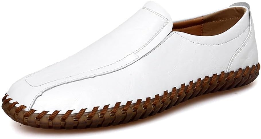 

Мужские легкие повседневные лоферы WELRUNG из натуральной кожи с мягкой подошвой и прогулок, коричневый