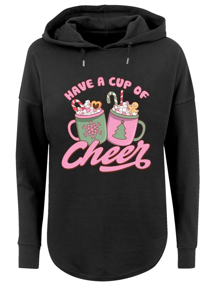 

Пуловер F4NT4STIC Oversized Hoodie Have a Cup of Cheer Weihnachten, черный