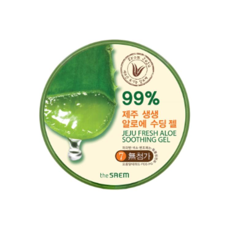 

The Saem Розовый гель алоэ вера увлажняющий крем ночная маска для лица увлажняющая и питательная 300мл*2