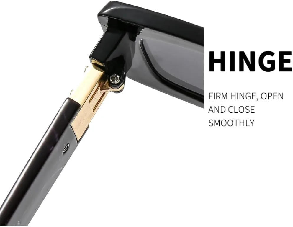 

Солнцезащитные очки прямоугольной формы 2027 года для мужчин и женщин, квадратные солнцезащитные очки для путешествий, винтажные, ретро, ​​UV400 MTZJH, Green