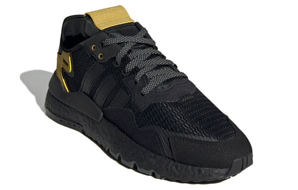Кроссовки оригинальные nite jogger Adidas, черный — фото 3