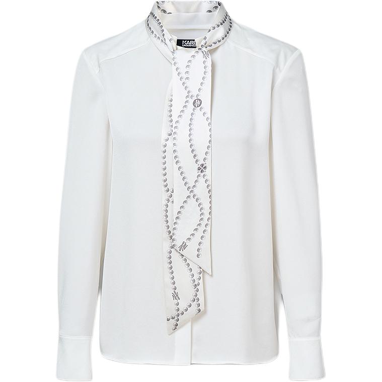 

Рубашка KARL LAGERFELD FW25 женская KARL LAGERFELD / Karl Lagerfeld Jeans, белый