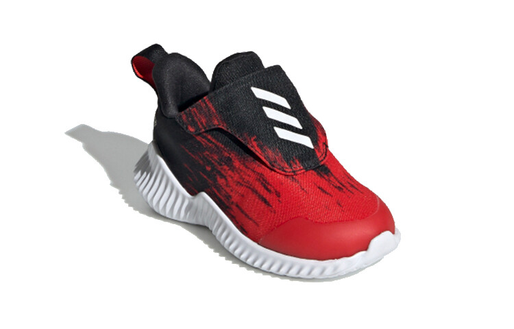Кроссовки adidas Fortarun Toddler Shoes TD Low-top Black/Red — фото 3