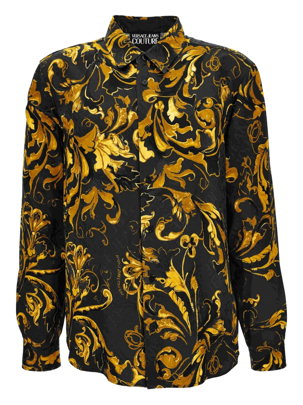 

Рубашка с принтом Barocco Versace Jeans Couture, черный