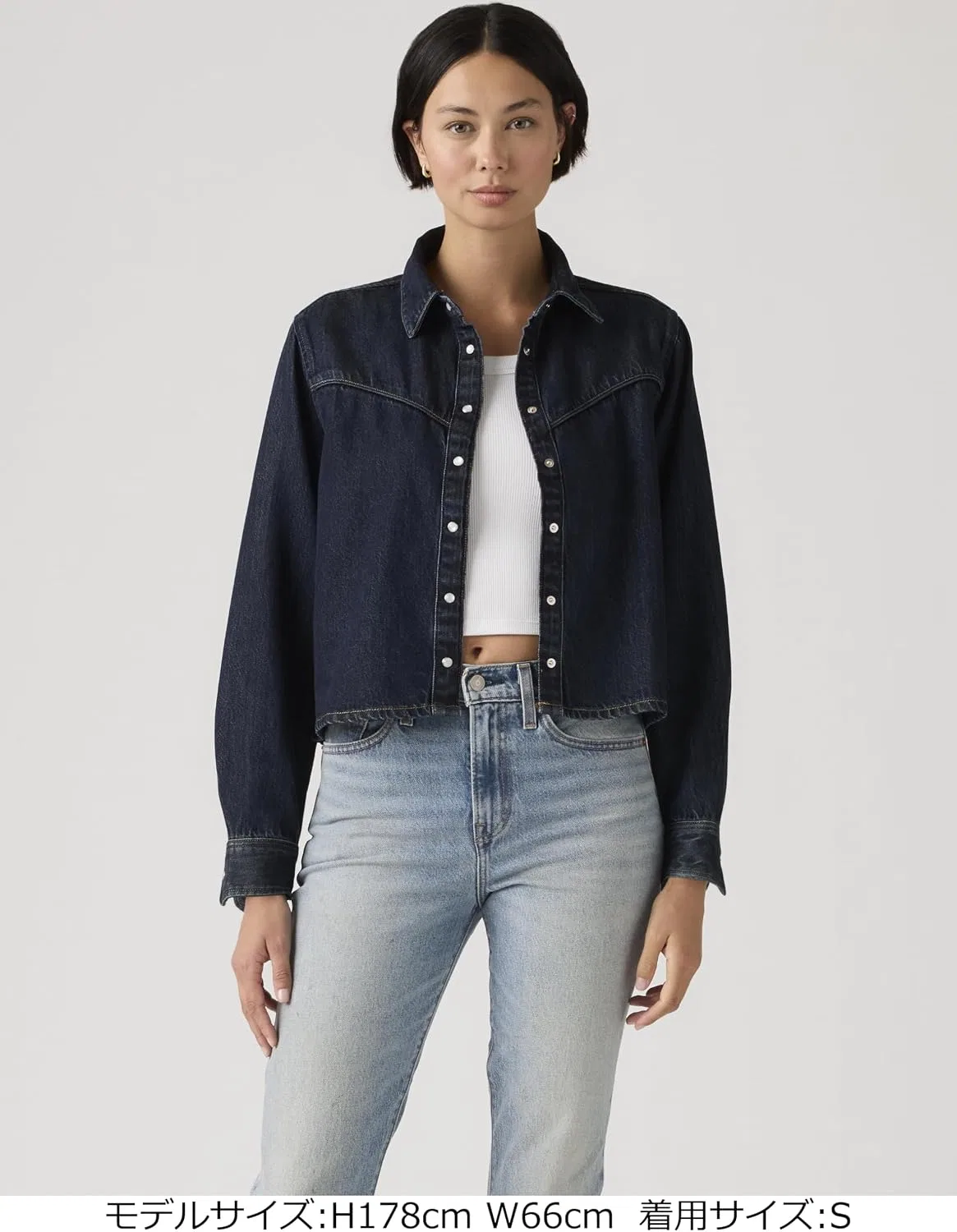 Джинсовая рубашка Logan Shacket, Levi's, темно-синий — фото 3