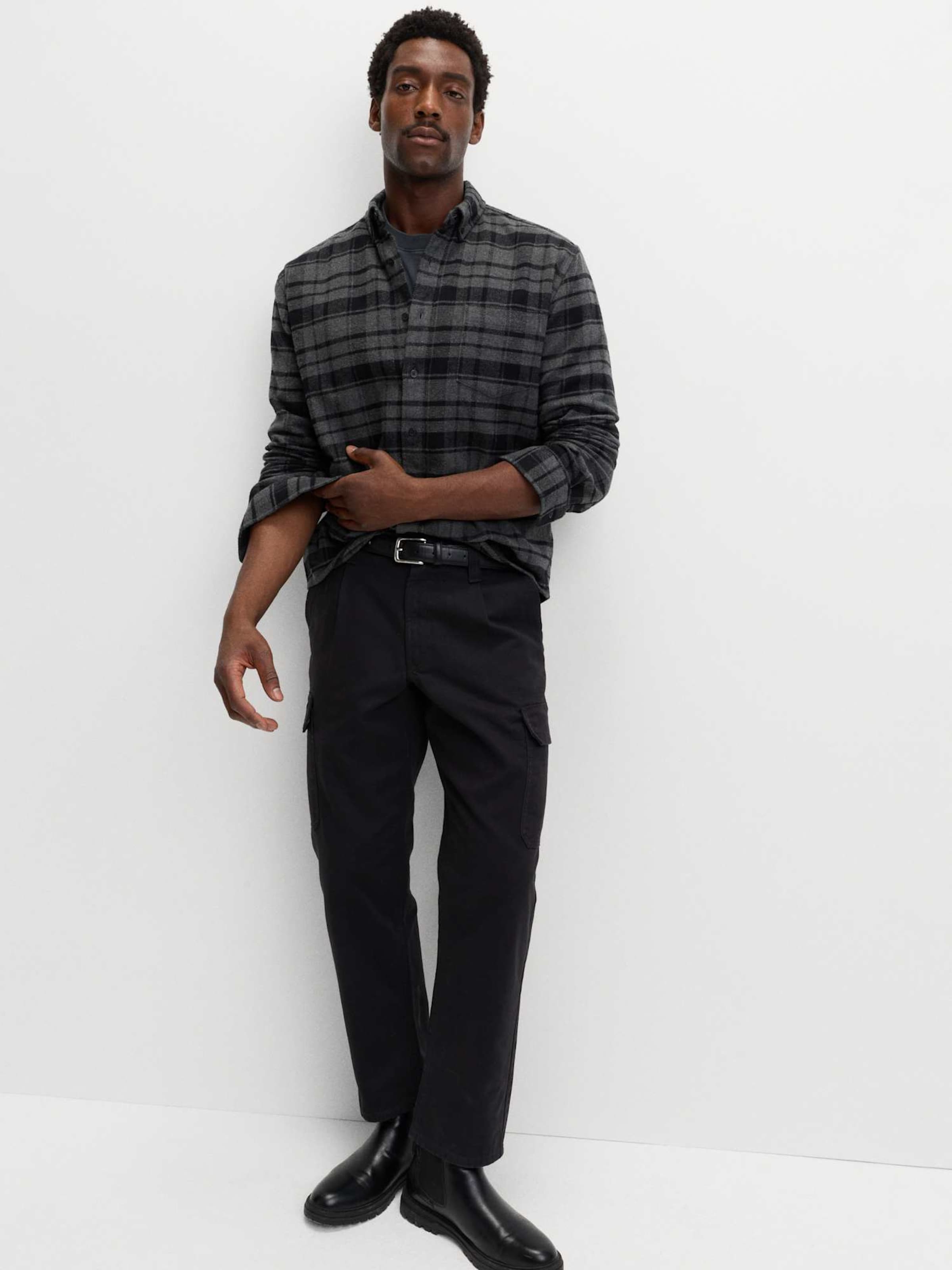 

Marks & Spencer Рубашка на пуговицах Regular fit в цвете антрацит, темно-серый