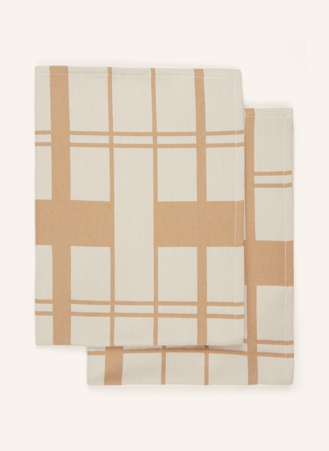 

2 шт - Кухонное полотенце Broste Copenhagen BENNY, 50x70 см, бежевый/кремовый