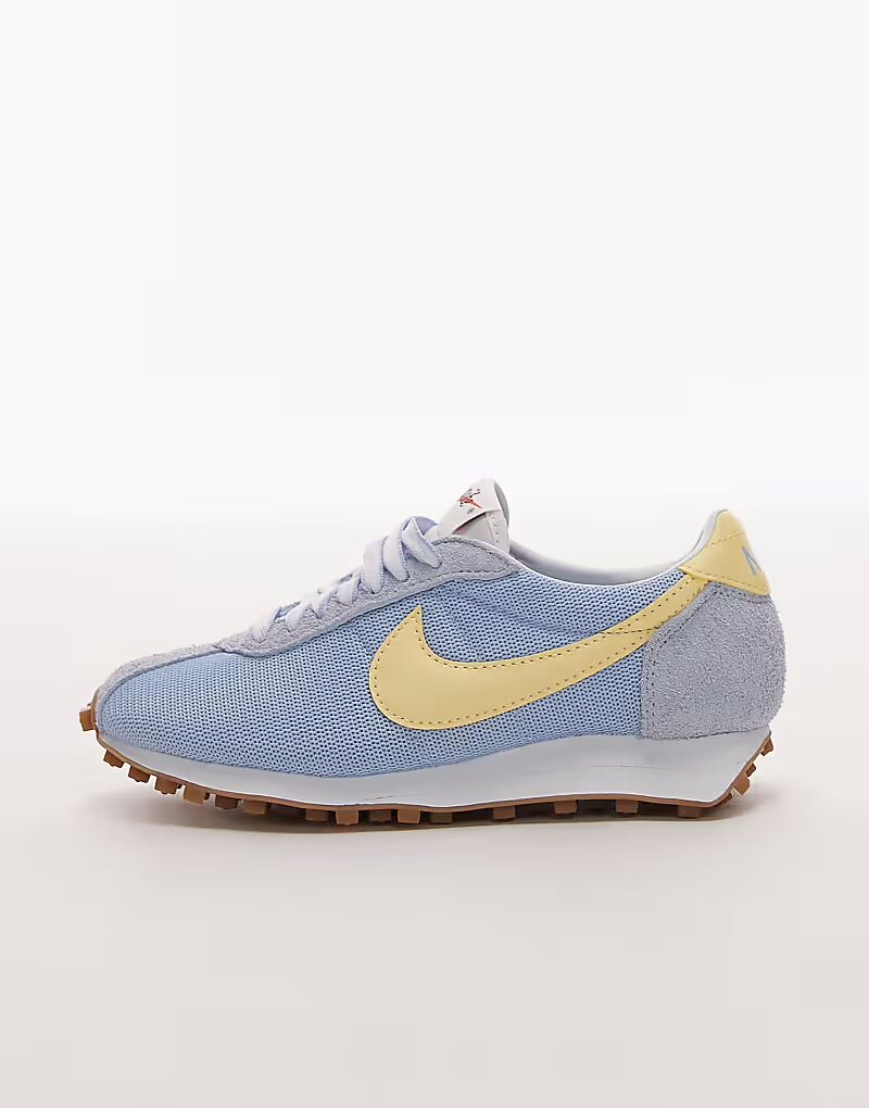 Кроссовки Nike LD-1000 SE светло-голубого и желтого цветов — фото 2