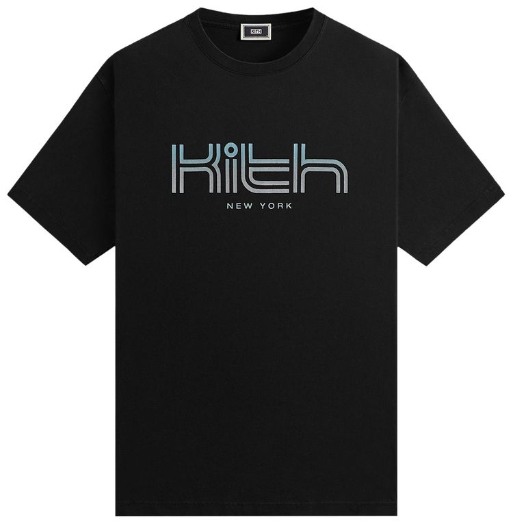 

Футболка Kith For New York Techno Logo Tee, черная