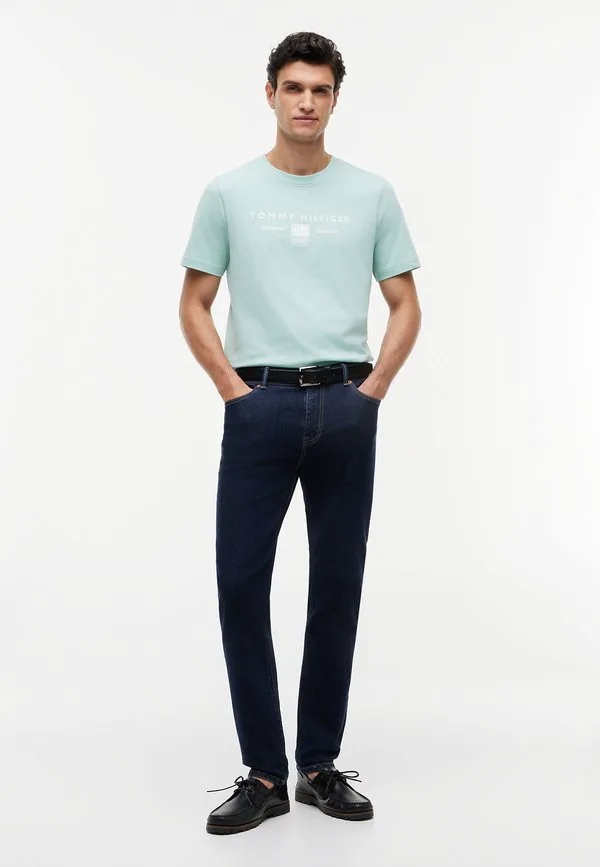 Футболка с монограммой и принтом brand love Tommy Hilfiger, Crushed Mint — фото 2