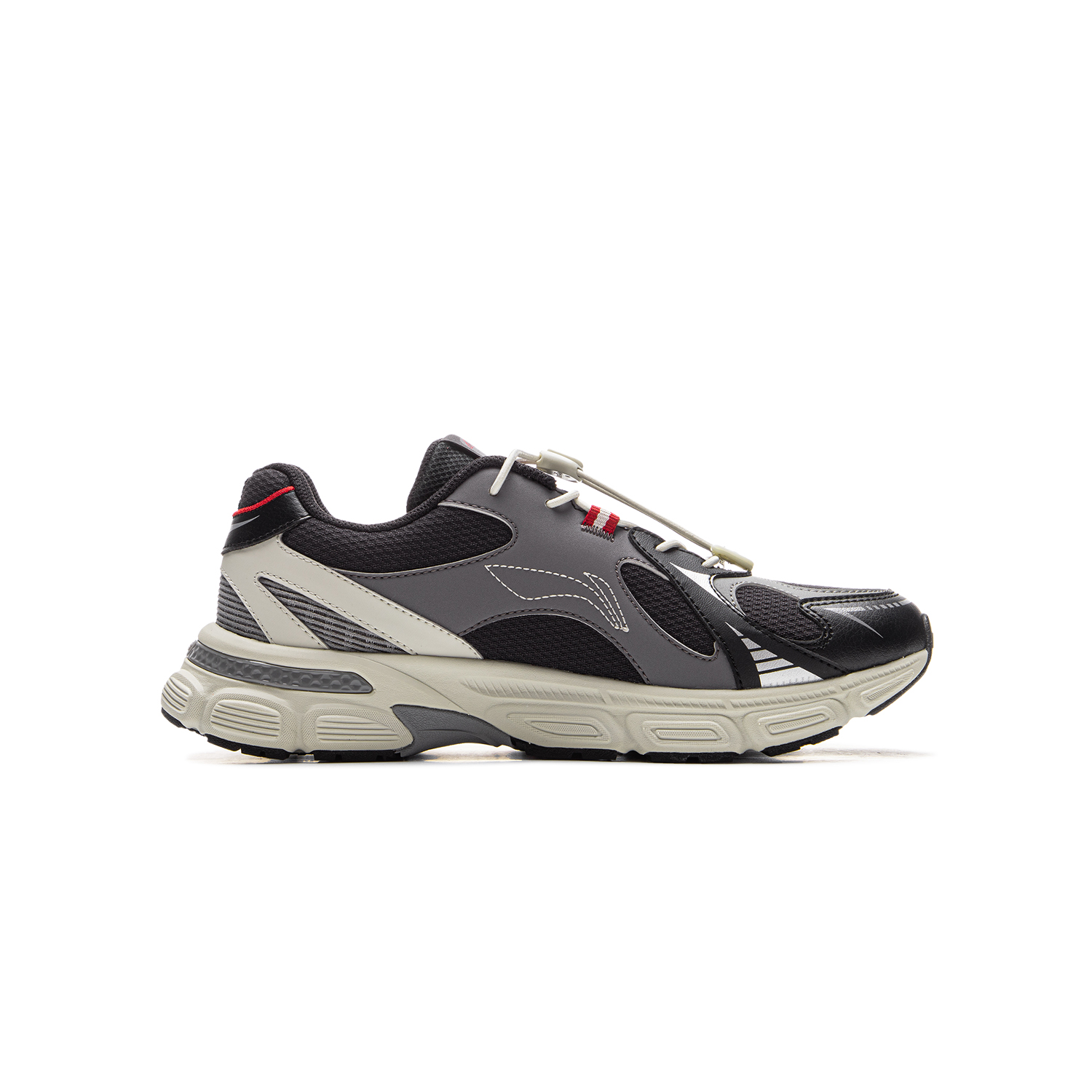 LINING YOUNG Кроссовки Sports Life Collection Anti-Slip Wear-Resistant Low-Top Kids Lifestyle Shoes Night Black Kids' — фото 2