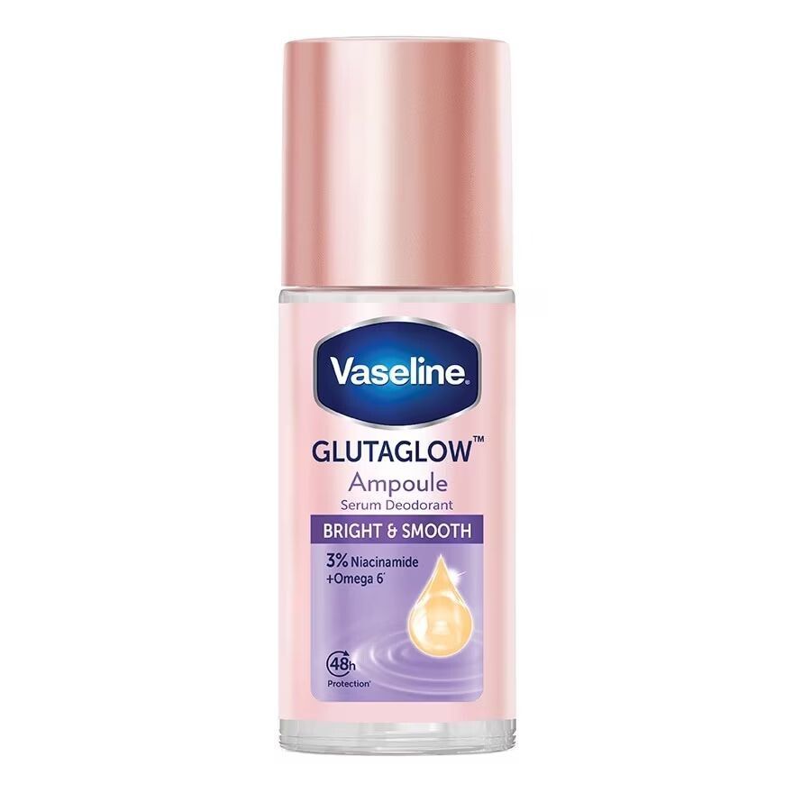 

Vaseline Шариковая сыворотка GlutaGlow Ampoule Deodorant Bright Smooth 45 мл, Purple