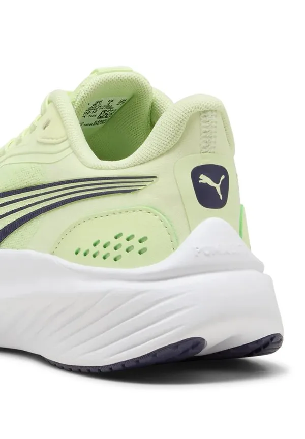 Детские кроссовки puma pounce lite jr для дома, модель 401512, цвет apple spritz, темно-сливовый белый, Puma, Apple Spritz-Deep Plum-White — фото 3