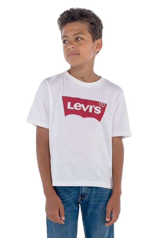 

Хлопковая футболка для детей Levi's, белый