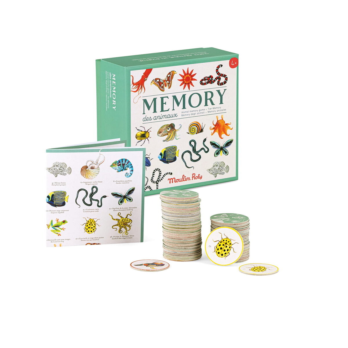 

Развивающая игра MEMO ANIMALS 719364 Moulin Roty