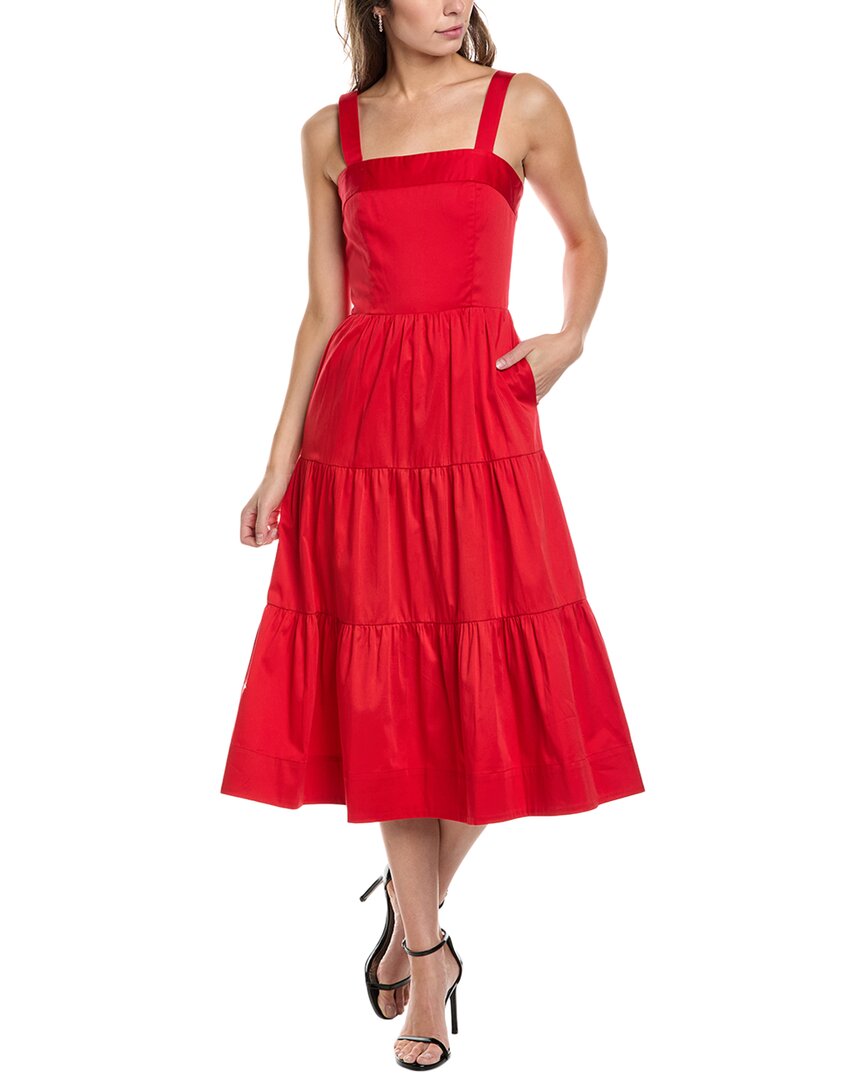 

Alice + olivia Saige многоуровневое платье, красный