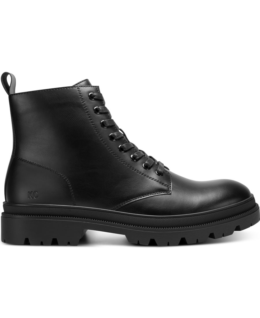 Мужские ботинки Petro с рифленой подошвой Kenneth Cole Reaction, Black — фото 2
