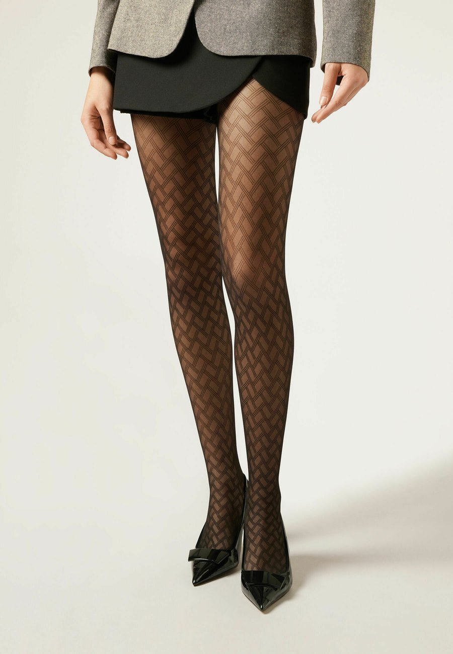 

Тайтсы Calzedonia 50 DENIER, Black/Black Denim