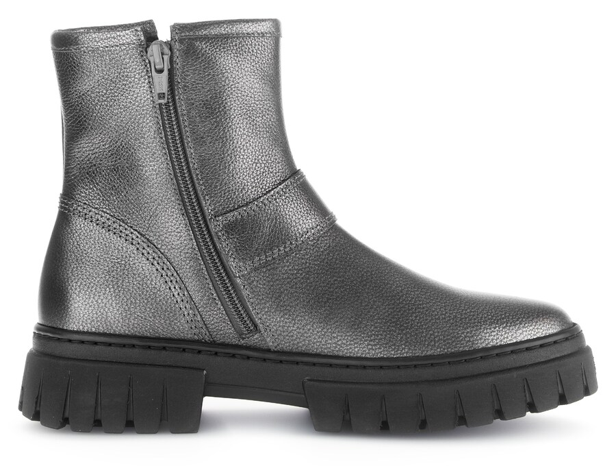 Ботильоны на каблуке GABOR Booties, серебряный — фото 3