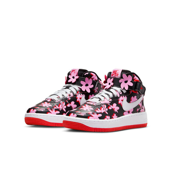Кроссовки air force 1 mid easyon se 'flower power' Nike, черный — фото 3