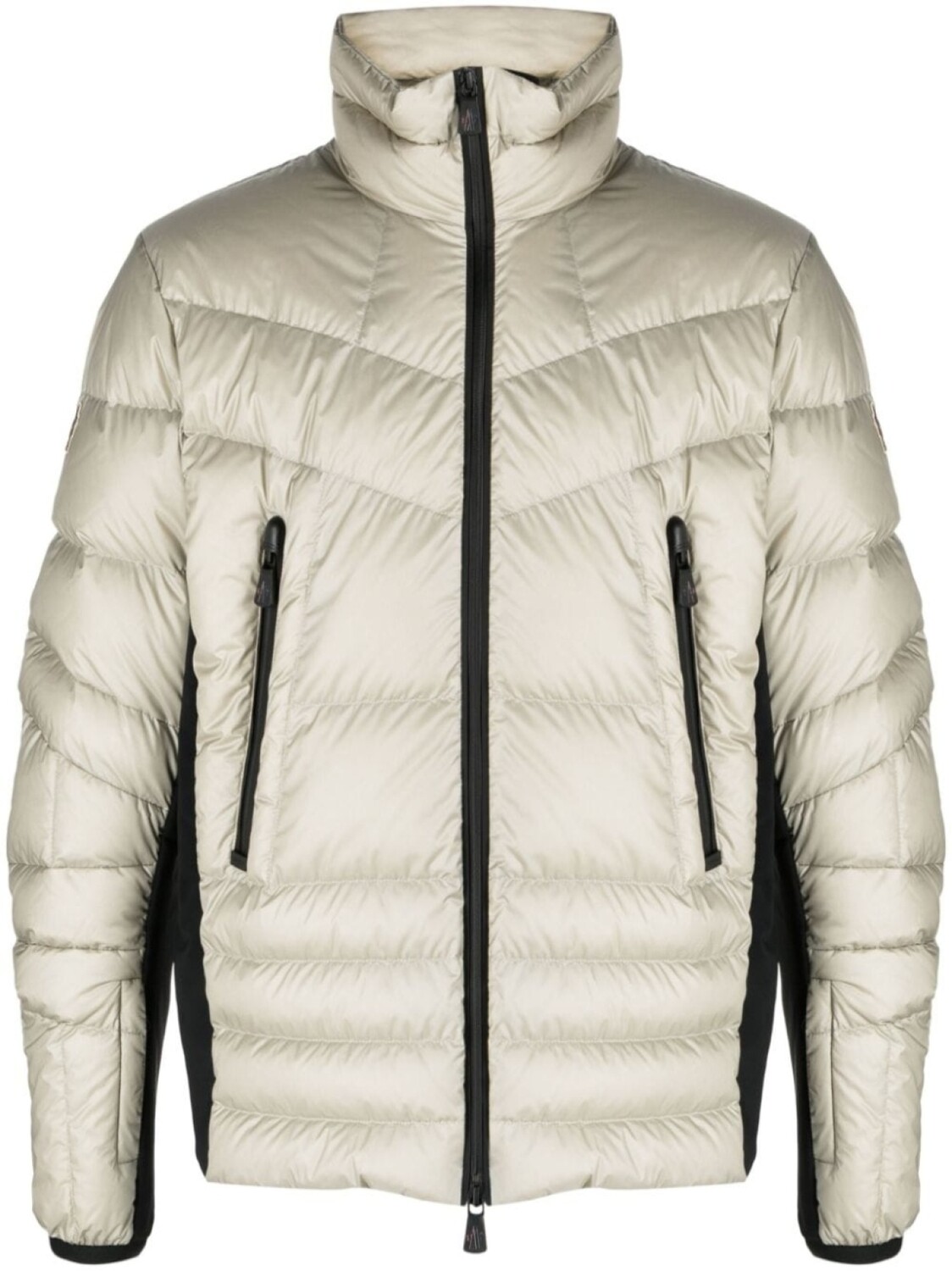 

Moncler Grenoble пуховик с завышенной талией, зеленый