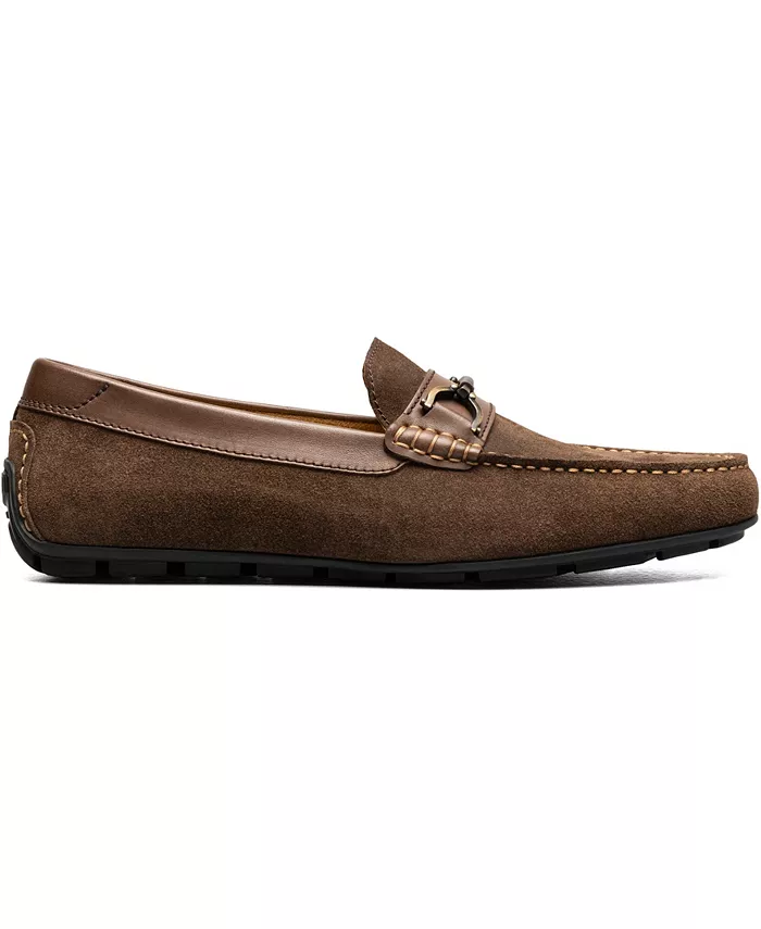 Мужские мокасины для вождения Motor Moc Toe Bit Florsheim, коричневый — фото 3