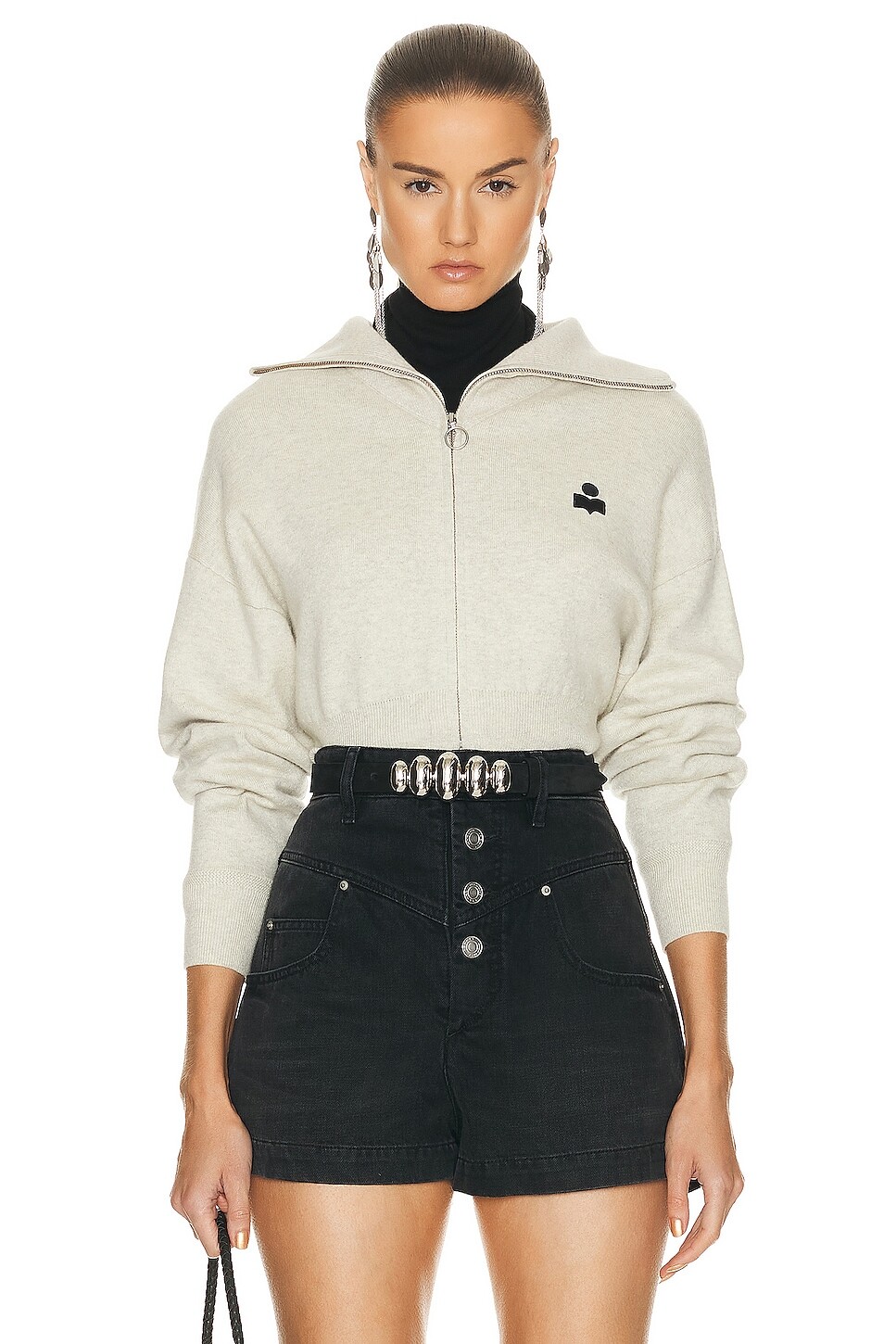 

Кардиган Isabel Marant Etoile Oxane, цвет Light Grey