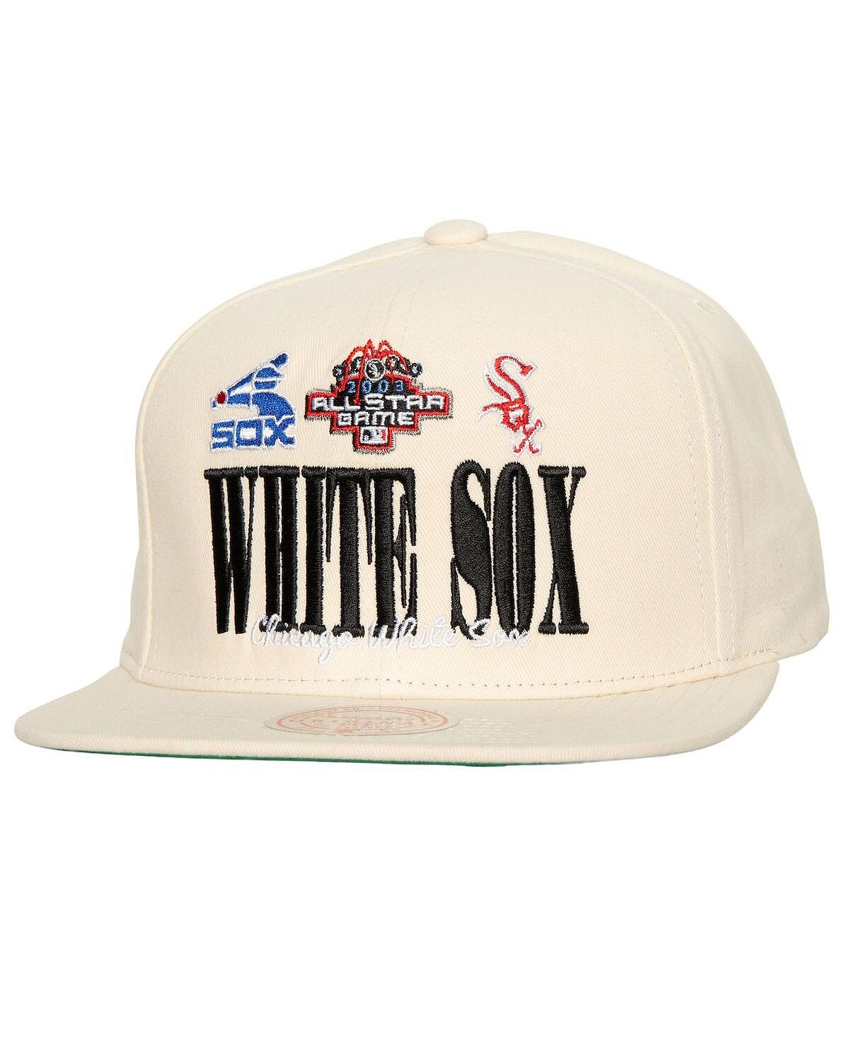 

Мужская кремовая кепка Chicago White Sox Reframe Retro Snapback Mitchell & Ness