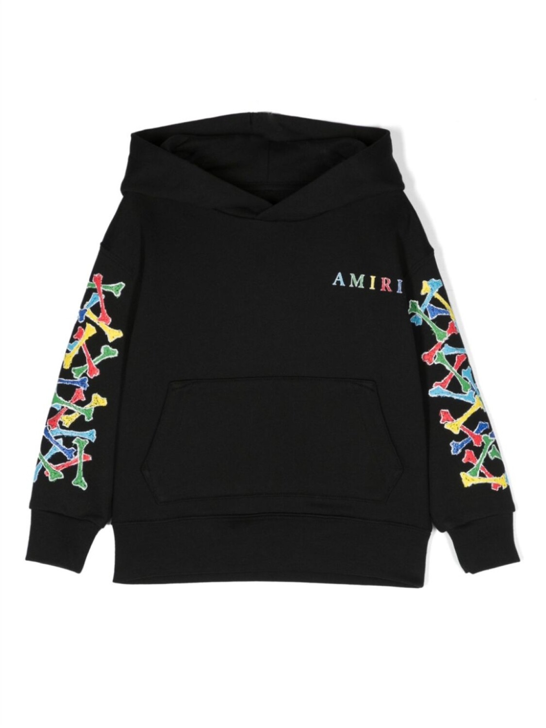 

AMIRI KIDS худи Bones Scribble с логотипом, черный
