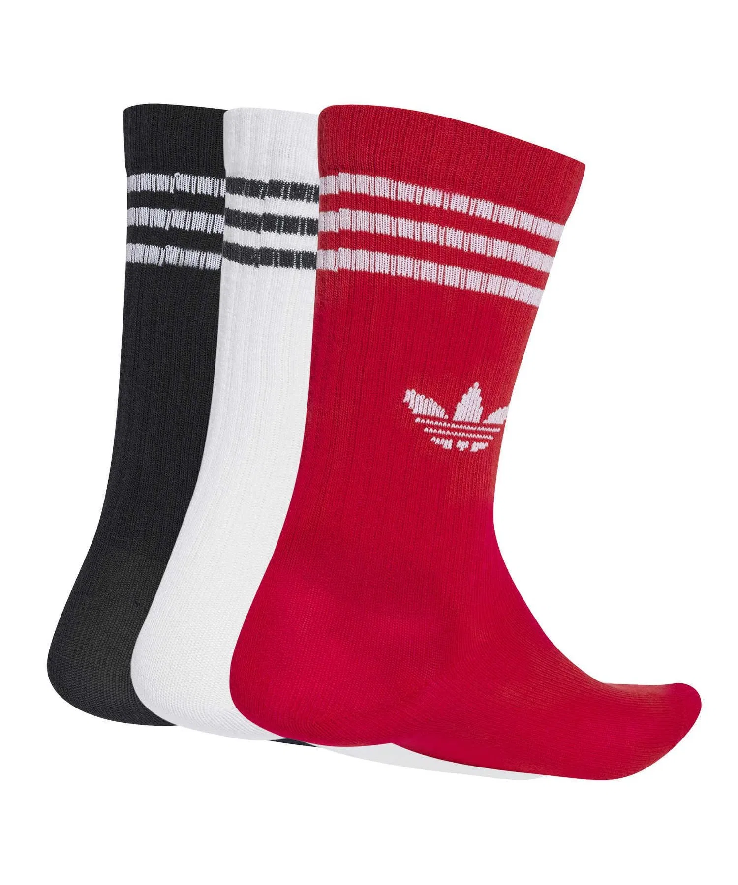 Носки adidas K CREW SOCKS 3P JW0332 BETT/BLK/WHT — фото 2