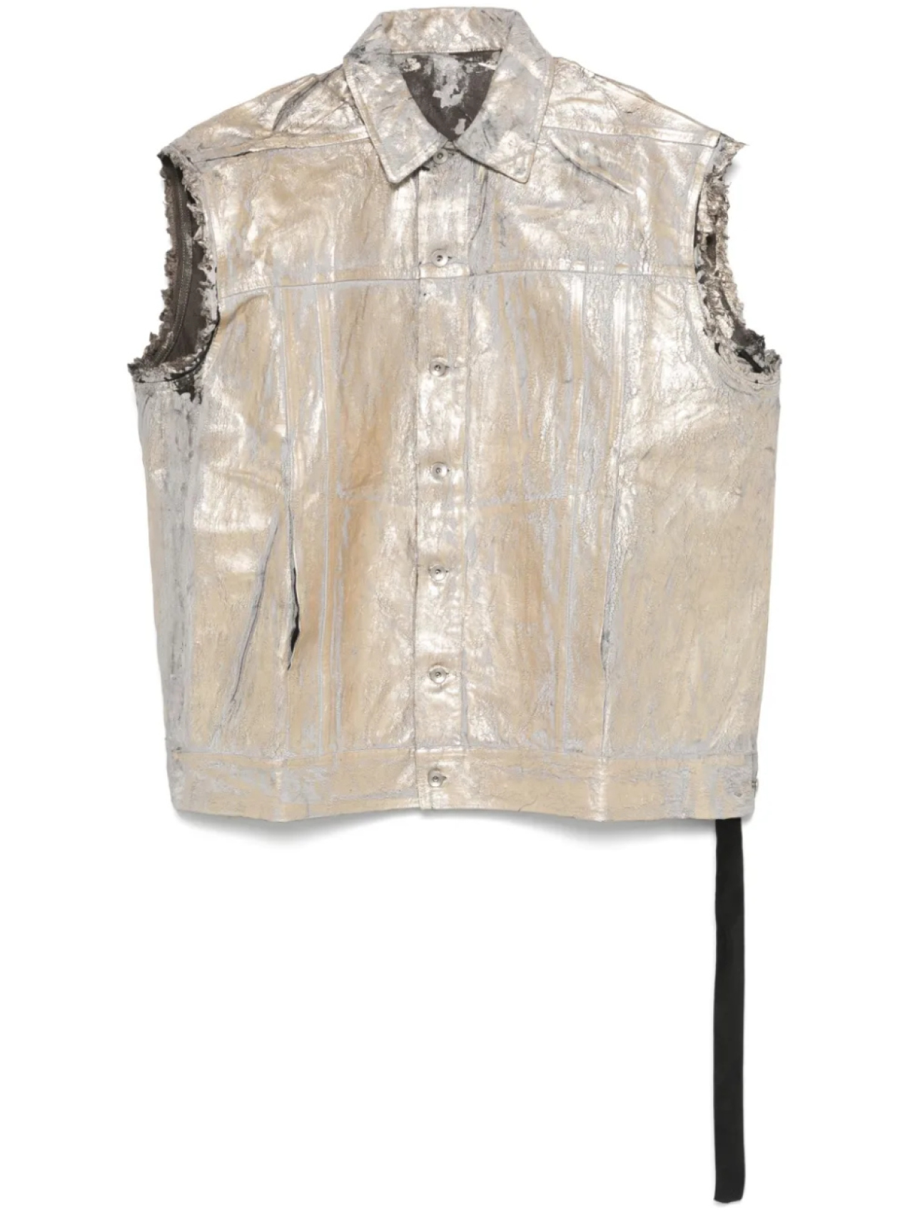 

Rick Owens DRKSHDW жилет на молнии, золотой