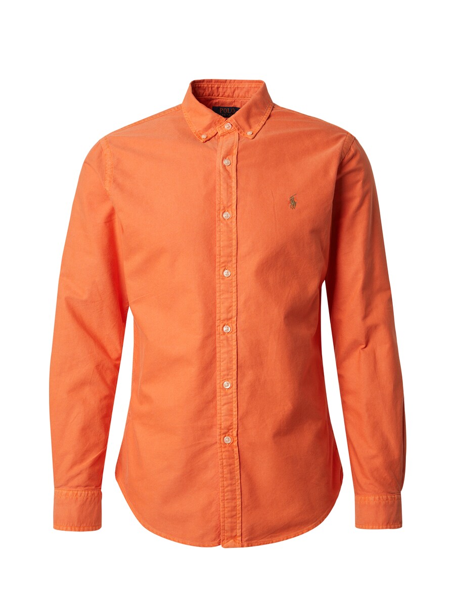 

Повседневная рубашка Polo Ralph Lauren Slim fit Button Up Shirt, цвет orange red