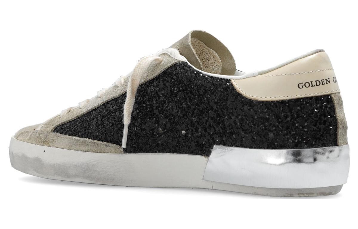 Кроссовки Golden Goose Super-Star Skateboarding Shoes Women's Low-top Dark Mushroom With Outerspace And NB Burgundy, цвет Dark Mushroom with Outerspace and NB Burgundy — фото 2
