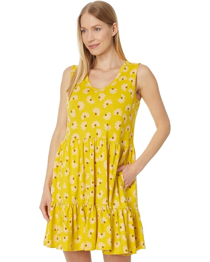 

Платье Toad&Co Marley Tiered Sleeveless, цвет Sulphur 1/2 Daisy Print