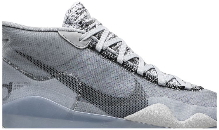 Кроссовки Nike KD 12 TB 'Wolf Grey', серый — фото 2