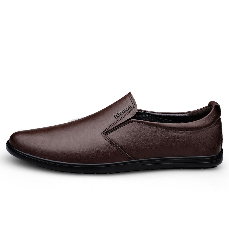 

Туфли Men"s Casual Men Low-Top Brown Wen Nai