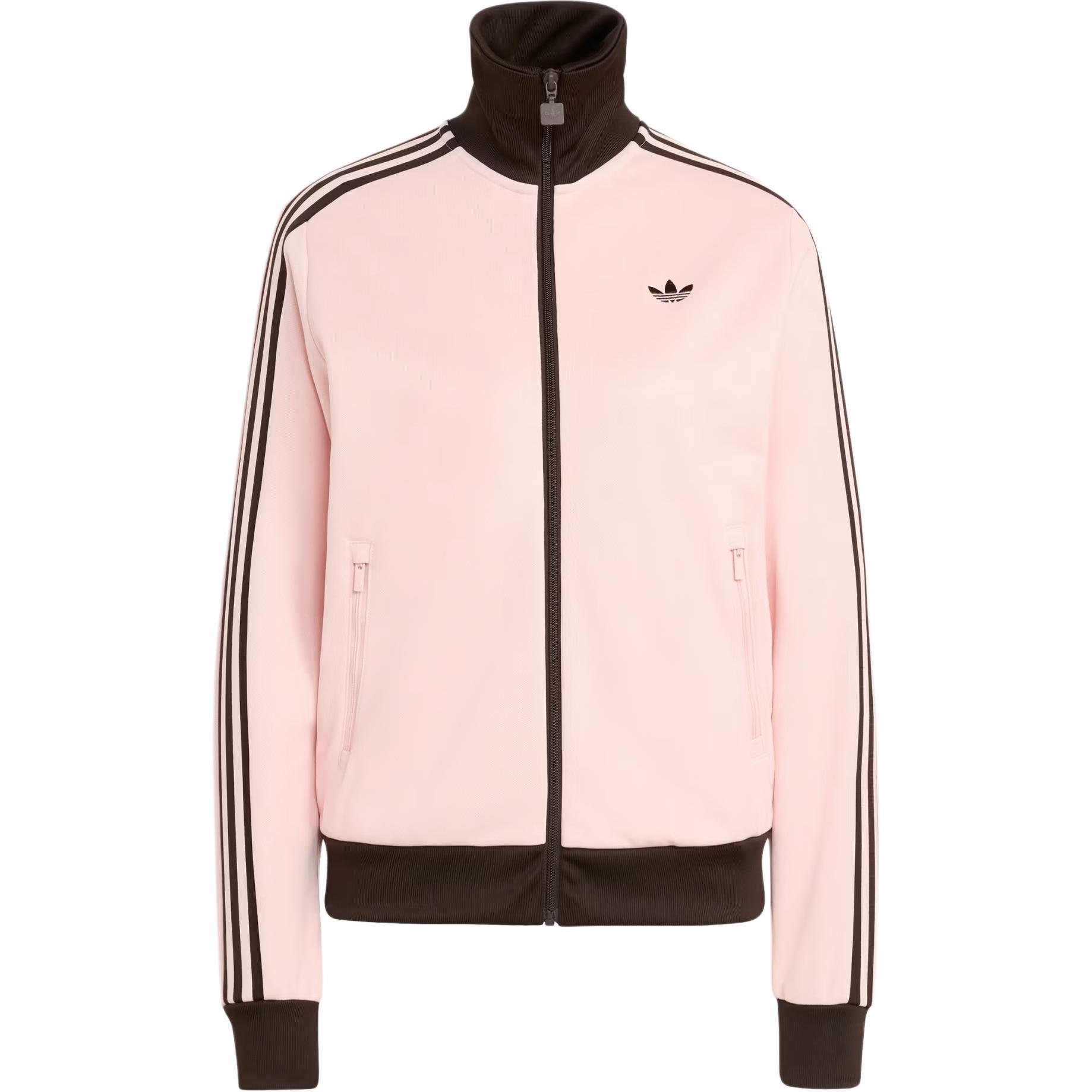 

TRACK TOP FW25 Куртка женская Adidas Originals, sand розовый/aurora коричневый