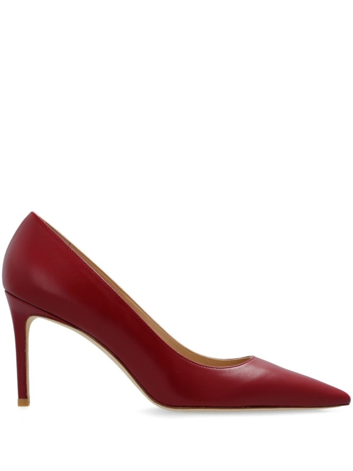 

Stuart Weitzman туфли-лодочки Stuart 85 мм из кожи, красный
