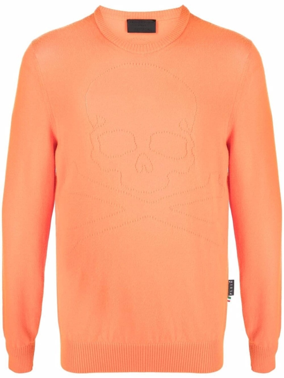 

Philipp Plein джемпер тонкой вязки с декором Skull, оранжевый
