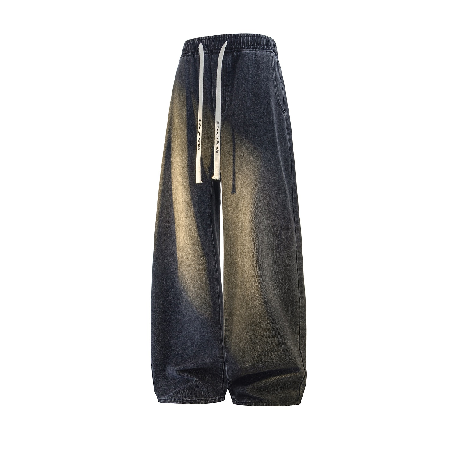 

Джинсы Unisex JUNGLE PANDA, черные (тонкие)