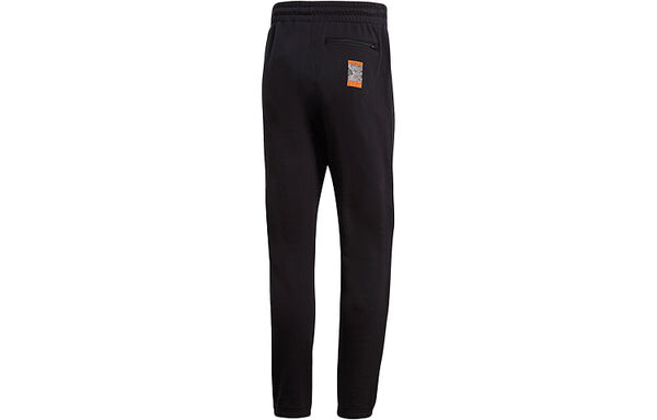 Спортивные штаны adidas originals Adv Logo Sp logo Printing Casual Bundle Feet Sports Pants Black, черный — фото 2