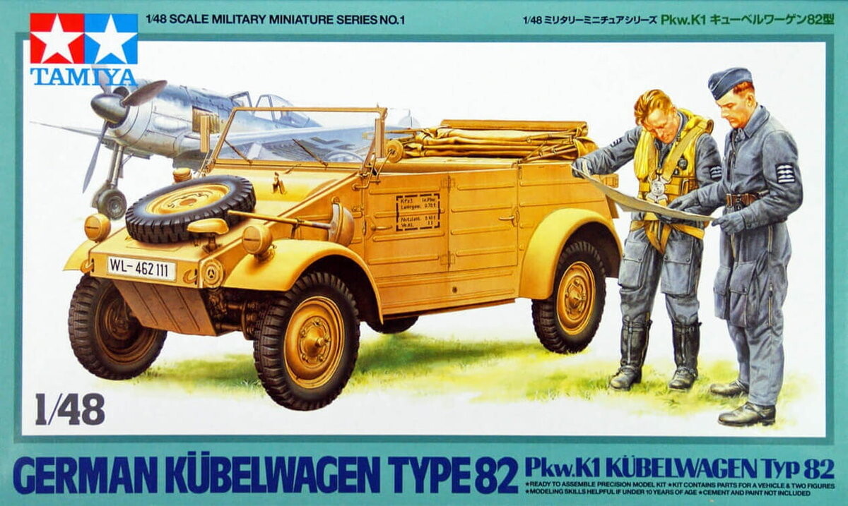 

Tamiya 32501 1:48 Немецкий Vw Kubelwagen Type 82